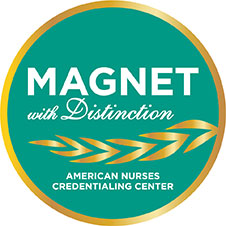 Magnet with Distinction logo