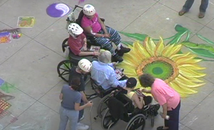 Sidewalk Sam Visits Spaulding