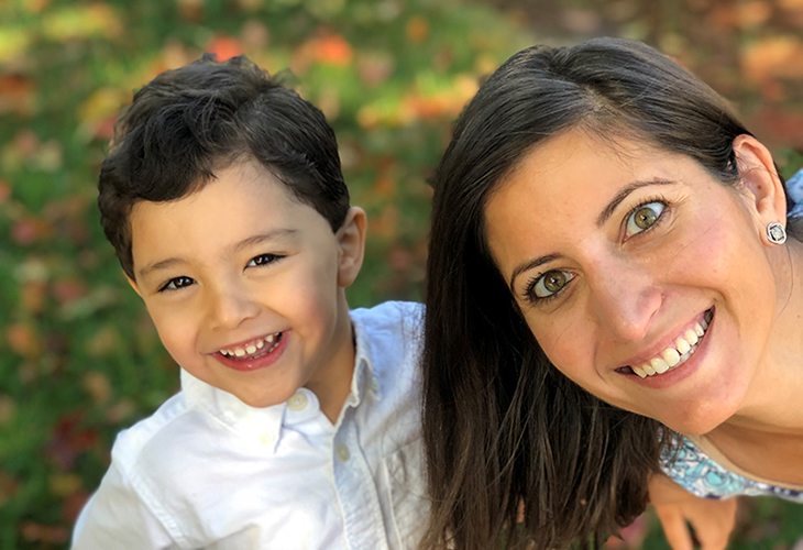 Lindsey and her son, Max