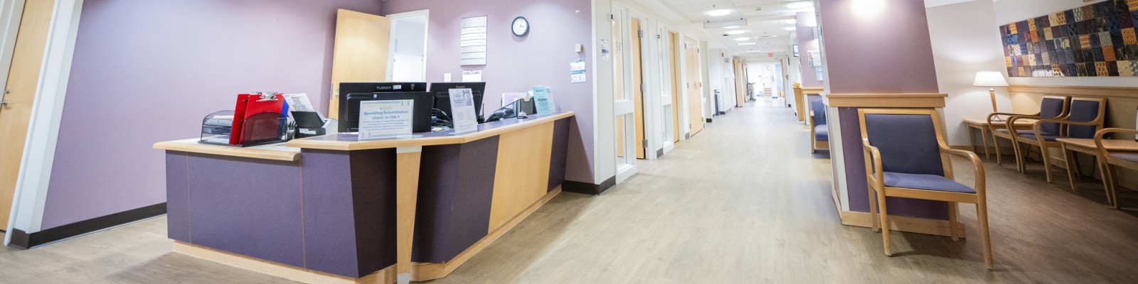 Waiting room at Kent Hospital, Pawtuket