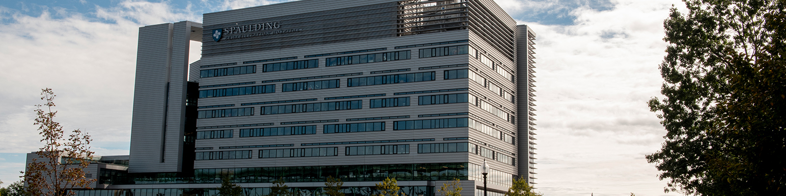 Exterior of Spaulding Rehabilitation Hospital Boston