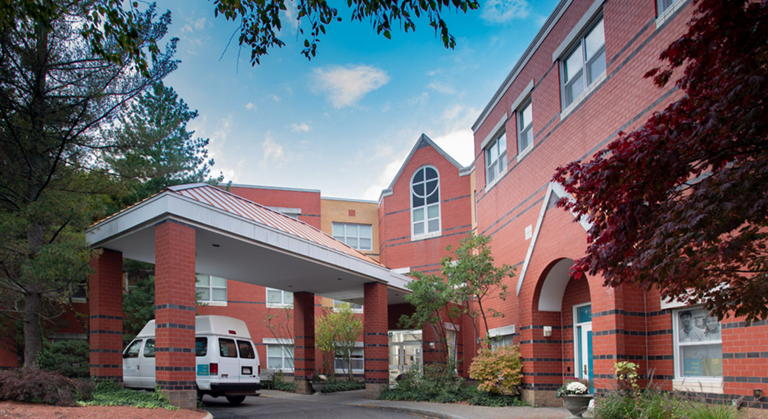 Exterior of Spaulding Nursing and Therapy Center Brighton