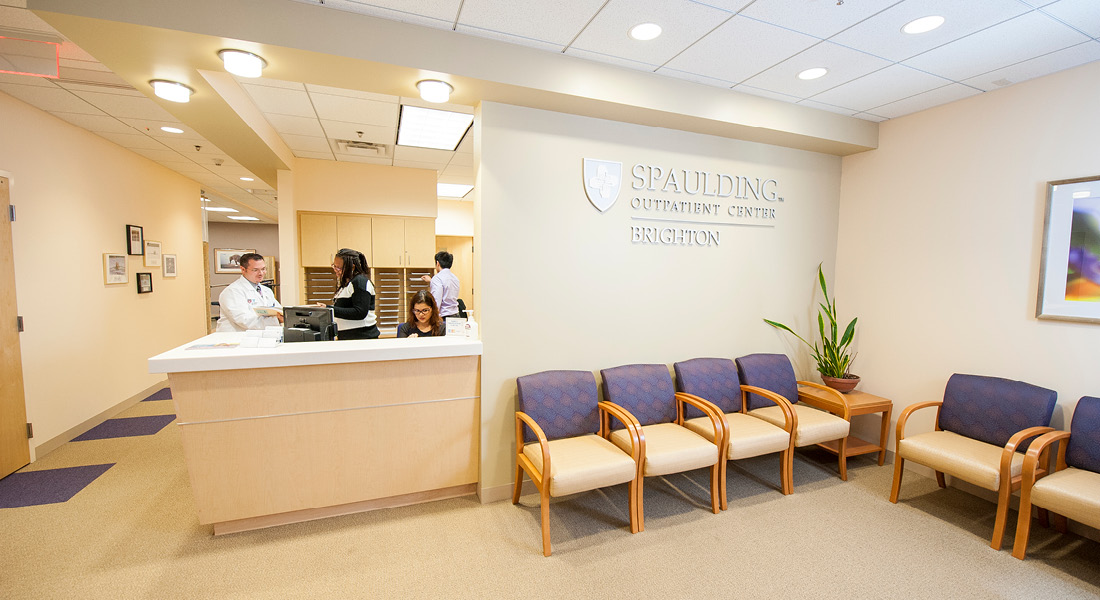Waiting area Spaulding OP Brighton
