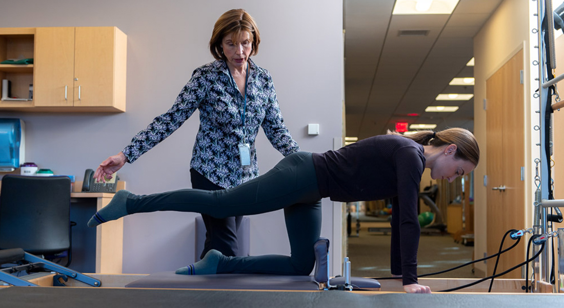Patient rehab at Spaulding Outpatient Center Brighton