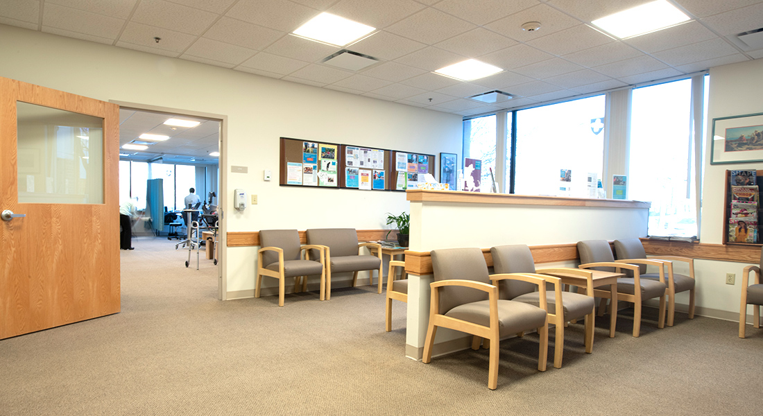 Lobby at Cape Ann Outpatient Facility