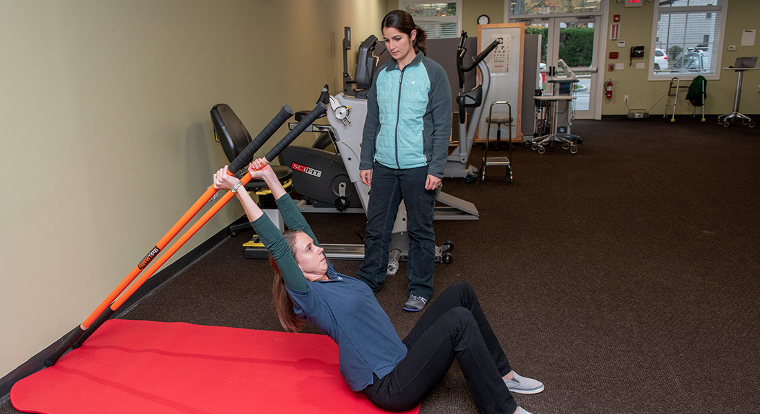 Mobility exercise at Spaulding Outpatient Center Orleans