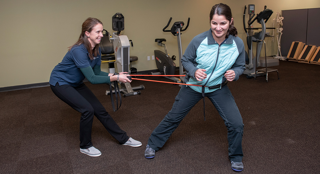 Mobility exercise at Spaulding Outpatient Center Orleans