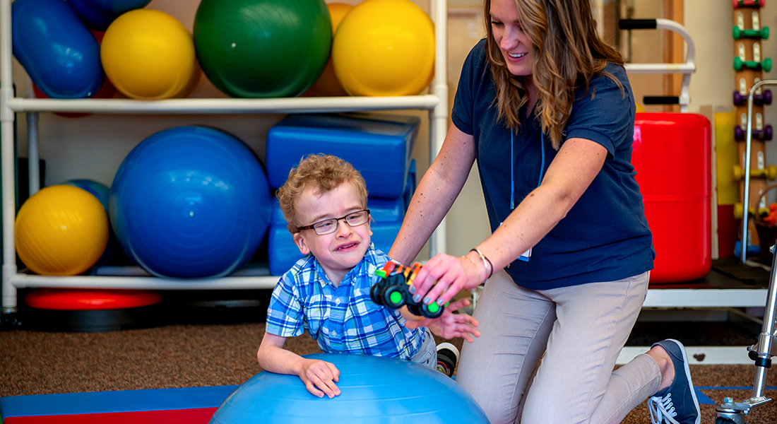 Pediatric therapy at Spaulding Eileen M. Ward Outpatient Center for Children Sandwich