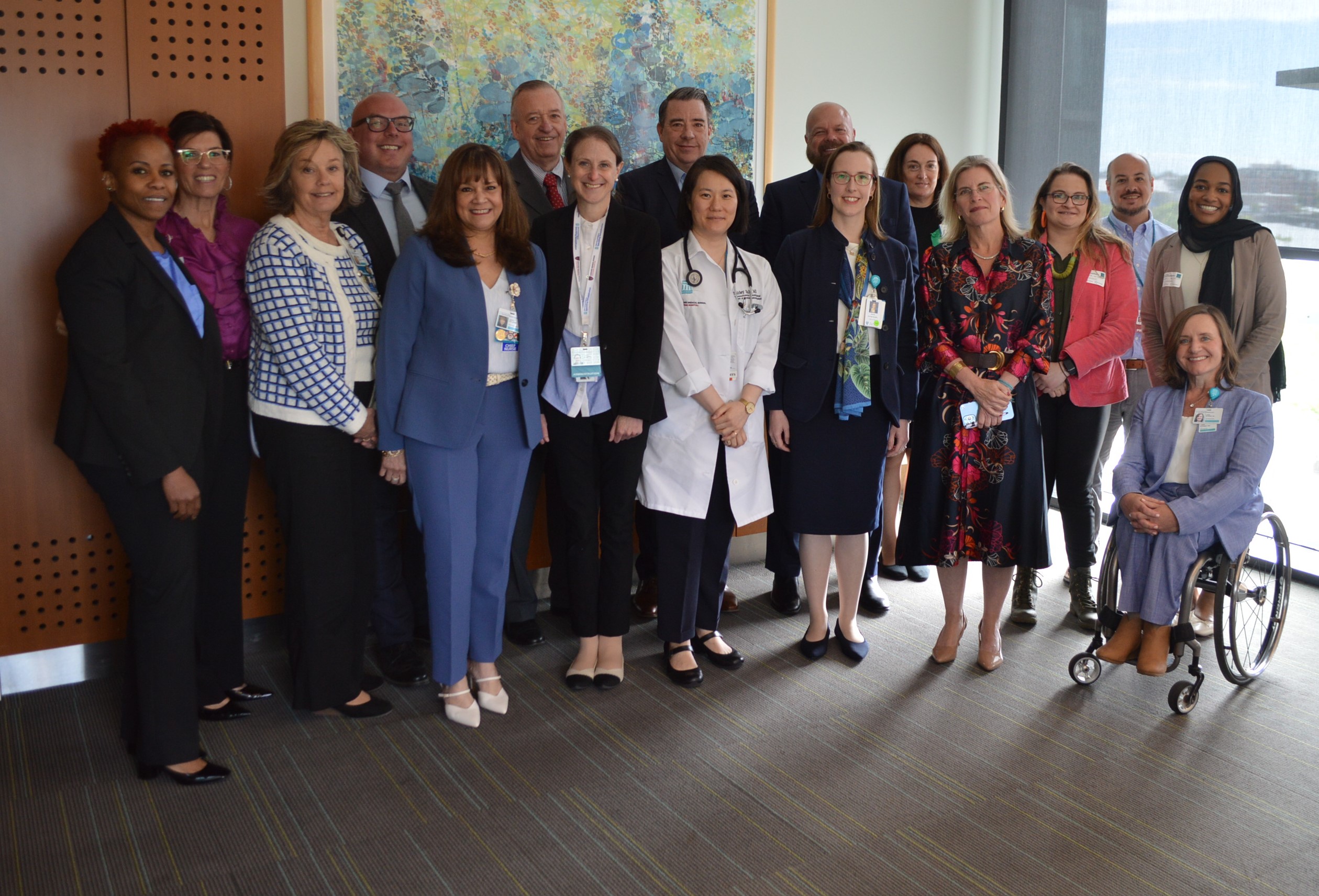 Group photo of Spaulding Leadership and elected officials